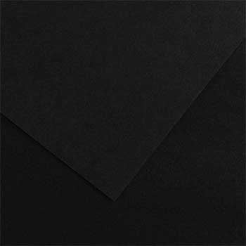 Cartolina 50x65cm Preto 185g 1 Folha Canson - Canson 17240245