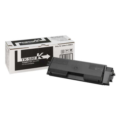 Tinteiro de Toner Preto Original Kyocera TK580 - 1T02KT0NL0/TK580K - Kyocera 136319