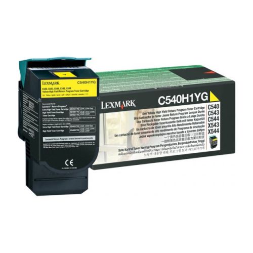 Lexmark C540H1YG toner 1 unidade(s) Original Amarelo - Lexmark 0C540H1YG