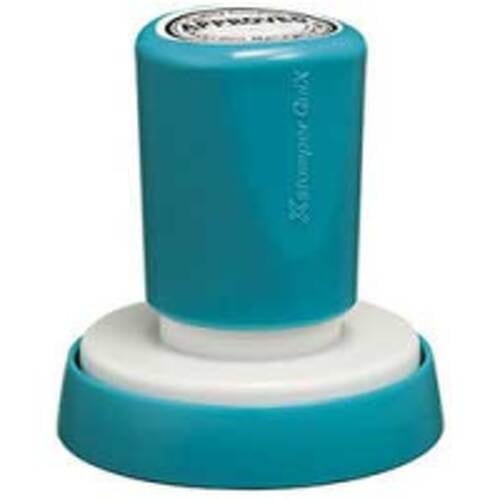 Carimbo Redondo 38mm Preto Xstamper Quix Q53B 1un - Xstamper XST-Q53B