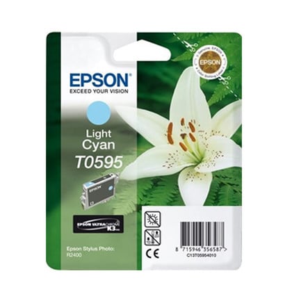 Tinteiro Epson T0595 Azul Claro C13T05954010 13ml - Epson C13T05954010