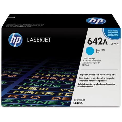 HP 642A Cyan Original LaserJet Cartridge toner 1 unidade(s) Ciano - CB401A
