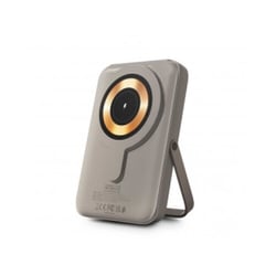 Urban Factory Magnee Power Universal Powerbank 10000mAh - Entrada USB-C - USB-C, USB-A e Saída Wireless - Cor Marrom - Urban Factory MWP14UF