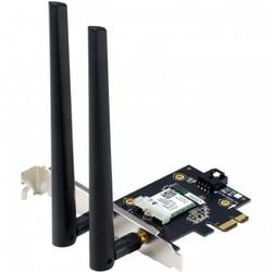 Adaptador de rede PCI-e Asus PCE-AX1800 AX1800 WiFi 6 Bluetooth 5.2 - Asus PCE-AX1800