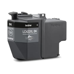 Cartucho XL original Brother de tinta preto Duração estimada: até 3.000 páginas (segundo ISO/IEC 24711) - Brother LC422XLBK
