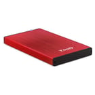 Tooq Unidade Externa para HDD/SDDDD 2,5" até 9,5 mm SATA USB 3.0 - Vermelho - Tooq TQE-2527R