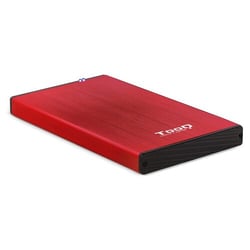 Tooq Unidade Externa para HDD/SDDDD 2,5" até 9,5 mm SATA USB 3.0 - Vermelho - Tooq TQE-2527R