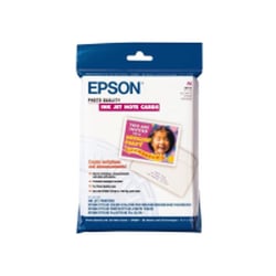 Cartoes de Felicitacoes de Qualidade Fotografica 127x203mm 188gr (10 Folhas + 10Envelopes) (SO41148) - Epson EPSC13S041148