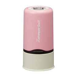 Carimbo Objetos Personalizável Redondo Name Stamp Pack Rosa - Xstamper 5721136