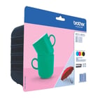 Pack de 4 tinteiros de tinta de alta capacidade (BK/C/M/Y) - Brother LC227XLVALBP