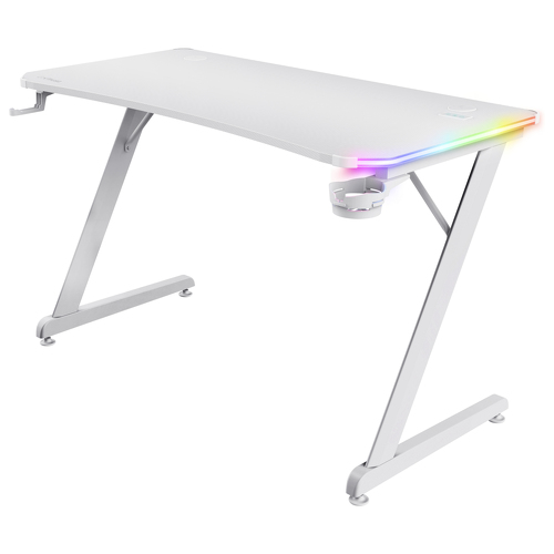 TRUST GXT709W LUMINUS RGB DESK, WHITE 25328 - Trust 25328