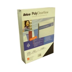 Acetato Encadernação A4 Preto Opaco 500mic Cx 100un - Fellowes 1731016