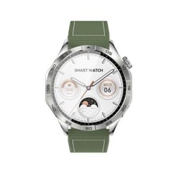 Smartwatch XO WATCH4 Tela Redonda 1,43" AMOLED - Chamadas Bluetooth - Multiesporte - IP68 - Cor Verde - XO XOWATCH4GR