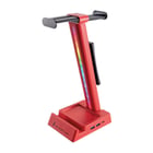 SUREFIRE GAMING SUPORTE 2xHEADSET VINSON N2 RGB LEDS C/ HUB 2xUSB3 1xUSB-C RED - SureFire 48848