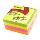 Bloco Notas Aderentes 075x075mm Eagle Neon Cubo 400 Folhas - Eagle 1621056