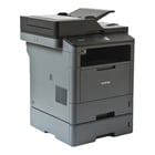 Impressora multifunções laser monocromático 3 em 1, de uso profissional, impressão frente e verso automática, rede cablada e bandeja adicional de 250 folhas (LT5500) - Brother DCP-L5500DNLT