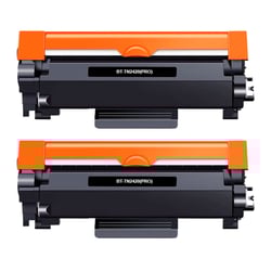 Brother TN2420/TN2410 Black Pack de 2 Cartuchos de Toner Genéricos - BT-TN2420(PRO)-2