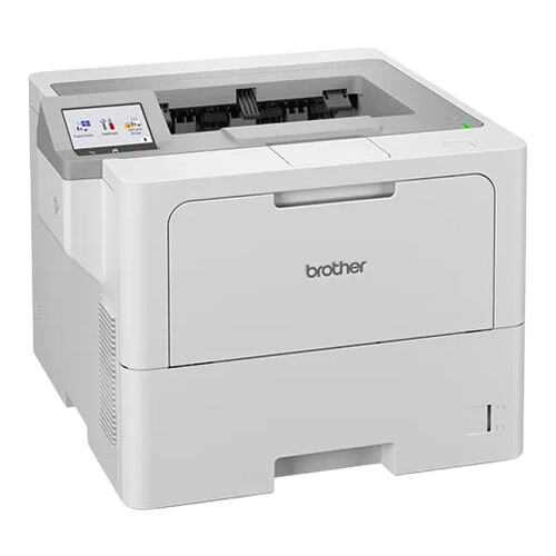 Impressora laser monocromática de alto rendimento, duplex automático, rede cablada e WiFi opcional - Brother HL-L6410DN