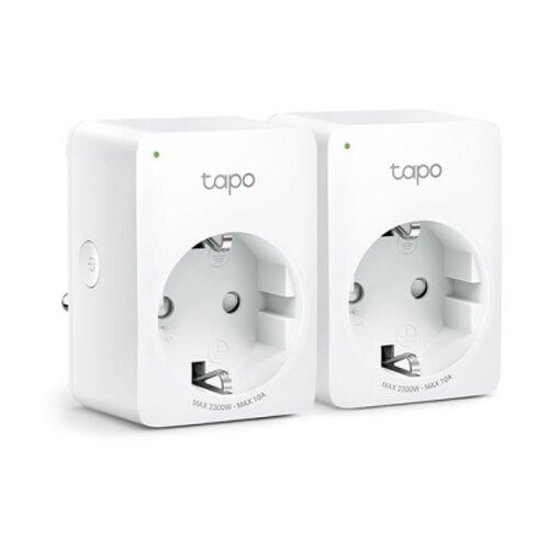 TP-LINK TAPO P100(2) MINI TOMADA INTELIGENTE WIFI (2UNID) - TP-Link TAPO P100(2-PACK)