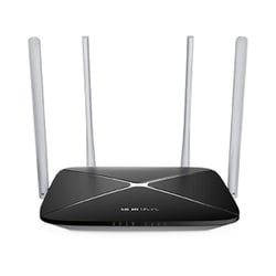 Router sem fios Mercusys AC1200 Dual Band - 5 Portas - 10/100Mbps - 4 Antenas 5dBi - Mercusys AC12