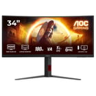 AOC MONITOR VA 34" 21:9 WQHD 1MS 180HZ HDMI DP HAS CU34G4 - AOC CU34G4