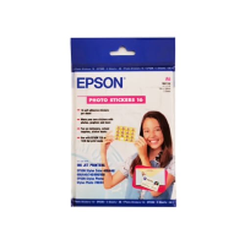 Papel de Autocolante Fotografico A6 250gr (SO41144) A6 Fls - Epson EPSC13S041144