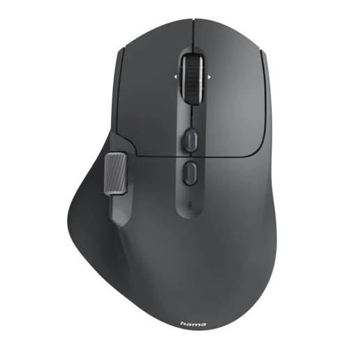 HAMA Multi-Device Mouse Ergonom Radio/Bluetooth Battery LED blk WM-900 - Hama 00173097