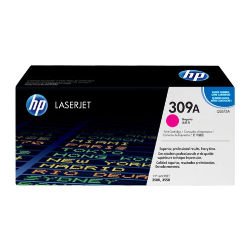 HP 309A Magenta Original LaserJet Cartridge toner 1 unidade(s) - Q2673A