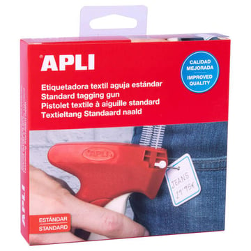 Etiquetadora de têxteis padrão Apli - Inclui tampa protetora e correia de pulso - Compatível com agulhas e correia de pulso Apli - APLI 211631