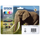 Tinteiro EPSON 24 Multipack 6 Cores + Alarme RF - XP-750/760/860/850/950/960/970 - Epson TTSTC13T24284021