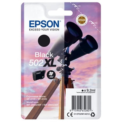 Epson 502XL tinteiro 1 unidade(s) Original Rendimento alto (XL) Preto - Epson C13T02W14010