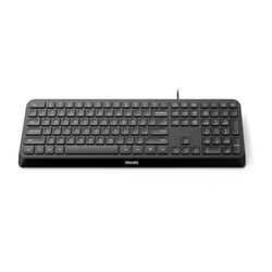 PHILIPS TECLADO WIRED USB BLACK PT SPK6207B - Philips SPK6207B/31