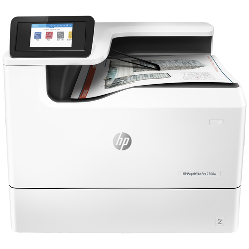 HP PageWide Pro 750dw, Cor, 2400 x 1200 DPI, A3, 55 ppm, Impressão Duplex, Branco - HP Y3Z46B