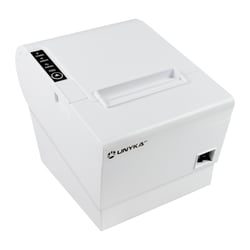Impressora térmica de recibos Unykach POS5 White - Velocidade 230mm/s - USB, RJ-45, RJ-12 e RJ11 - Unykach 279812