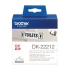 Fita contínua de película plástica (branca). Largura: 62 mm. Comprimento: 15,24 m - Brother DK22212