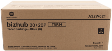 Toner Preto Original Konica Minolta TNP24 - A32W021 - Konica Minolta A32W021
