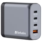 VERBATIM CARREGADOR GAN 140W 3x USB-C (140+140+20W) + 1xUSBA (18W) - Verbatim 32203