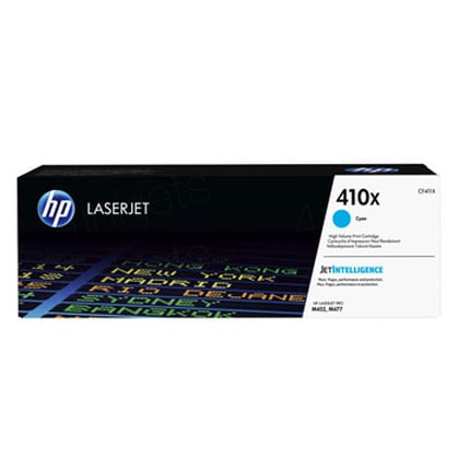 HP Toner LaserJet original 410X ciano de elevado rendimento - CF411X