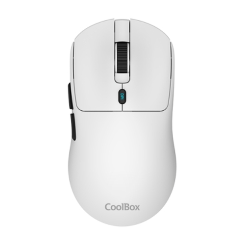 Coolbox W03 Raton Gaming Inalambrico 10000dpi - 7 Botones - Sensor Pixart 3325 - Color Blanco - Coolbox COO-MOU-W03-W