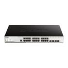 D-LINK SWITCH 24-PORT 10/100/1000BASE-T POE + 4 SFP PORTS - D-Link DGS-1210-28P/ME/E