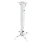 Tooq Suporte de Teto Universal para Projetor - Inclinação e Rotação - Peso Máximo 20Kg - Branco - Tooq PJ2012T-W