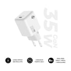 Carregador de parede Subblim GaN 35W - USB-C - Carregamento rápido - Branco - Subblim SUBCHG-6G3510