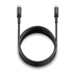 Cabo NGS USB-C macho para USB-A macho 2.0 2.0 USB-C - Carregamento ultrarrápido até 65W - Comprimento 2m - Preto - Cor preta - NGS 301237