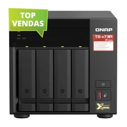 QNAP NAS 4 BAY RYZEN V1000 SERIES V1500B 4C/8T 2.2GHZ/8GB - QNAP TS-473A-8G