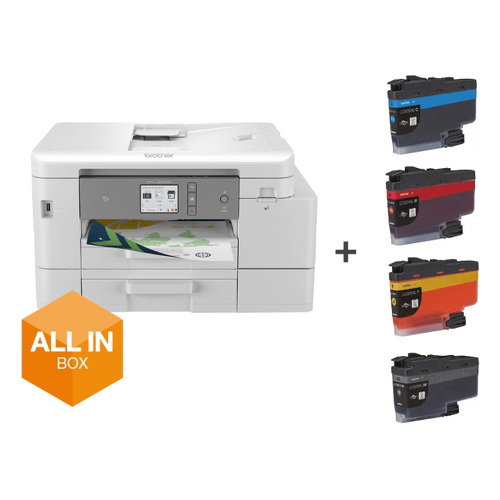 Brother MFC-J4540DWXL, Jato de tinta, Impressão a cores, 4800 x 1200 DPI, A4, Impressão directa, Branco - Brother MFCJ4540DWXL