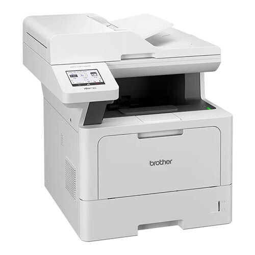 Impressora multifunções laser monocromática de uso profissional, duplex automático 4 em 1, rede cablada e WiFi - Brother MFC-L5710DW