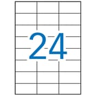 Apli Etiquetas Permanentes Amarelas 70.0 x 37.0mm 100 Folhas - APLI 205581