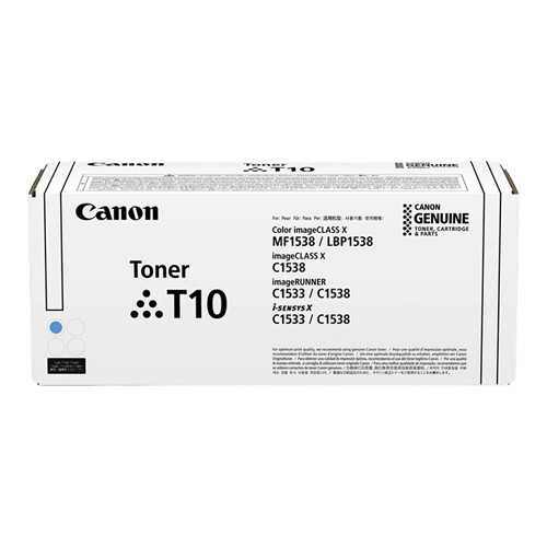 Cartridge de Toner Original Ciano Canon T10 - 4565C001 - Canon 279937