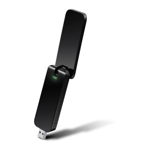 Adaptador USB 3.0 sem fios TP-Link Archer T4U Dual Band AC1300 - Até 1200Mbps (867+400) - IEEE 802.11ac - Botão WPS - TP-Link Archer T4U