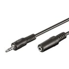 Ewent EC1650 cabo de áudio 2 m 3.5mm Preto - Ewent EW-220200-020-N-P